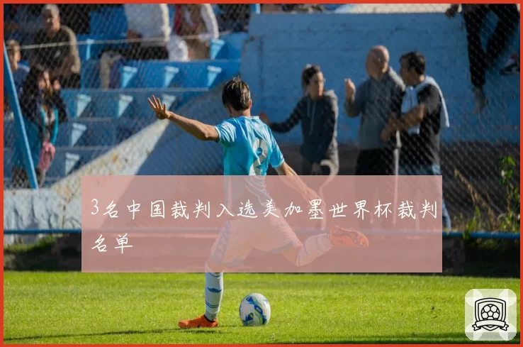3名中国裁判入选美加墨世界杯裁判名单