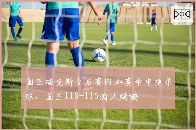 国王福克斯季后赛附加赛命中绝杀球，国王118-116淘汰鹈鹕